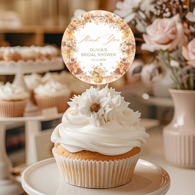 Adesivo Redondo Agradecimento de Chuveiro de Noiva para se Apaixon (Criador carregado)