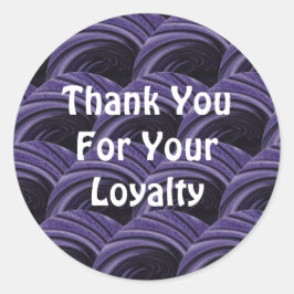 Adesivo Redondo Agradeço ao Cliente a Apreciação dos Círculos Mode