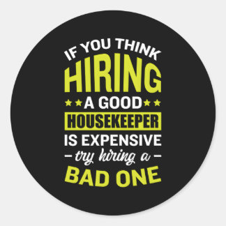 Adesivo Redondo Agregador Maid Housemaid Handmaiden