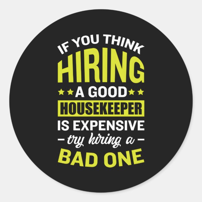 Adesivo Redondo Agregador Maid Housemaid Handmaiden (Frente)