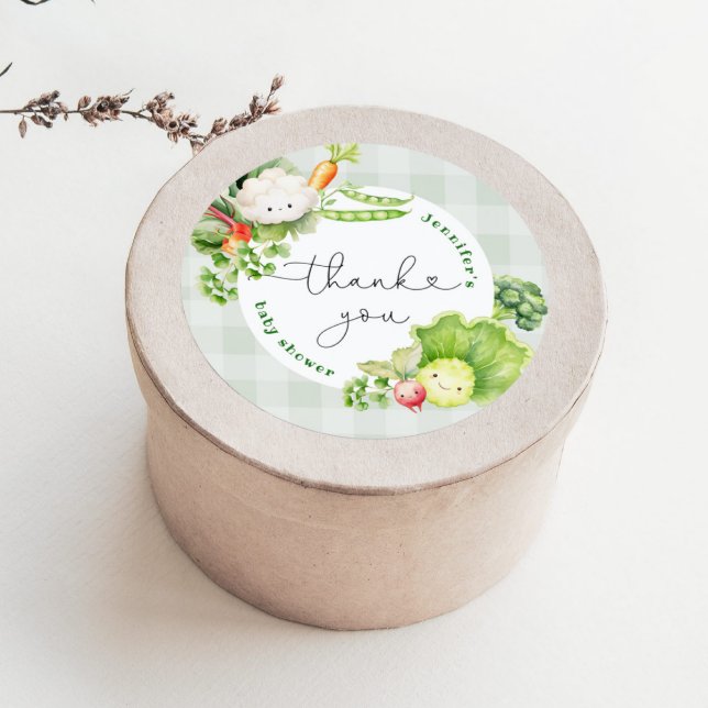 Adesivo Redondo Agricultores cultivados localmente obrigado de chá (Criador carregado)