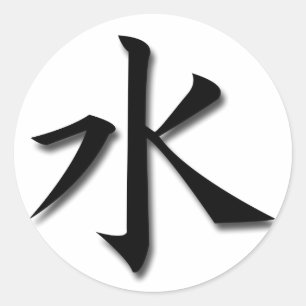 Adesivo Redondo Água