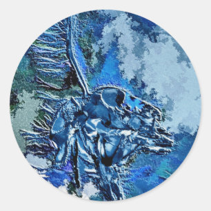 ADESIVO REDONDO ÁGUA