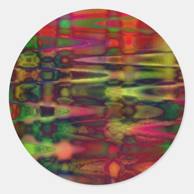 Adesivo Redondo Água ácida (Frente)