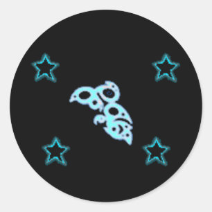 ADESIVO REDONDO ÁGUA - ESTRELAS GODRUNS