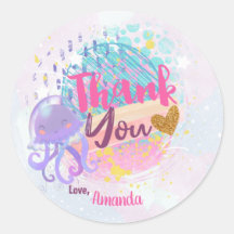 Água-viva sob o mar Marcas para presentes favorece