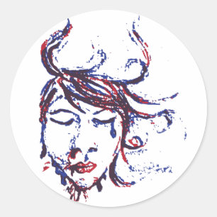 Adesivo Redondo águas escuras