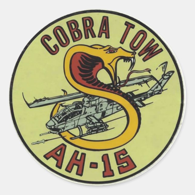 ADESIVO REDONDO AH-1S COBRA TOW DECAL (Frente)