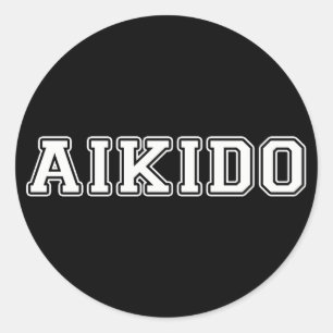 Adesivo Redondo Aikido