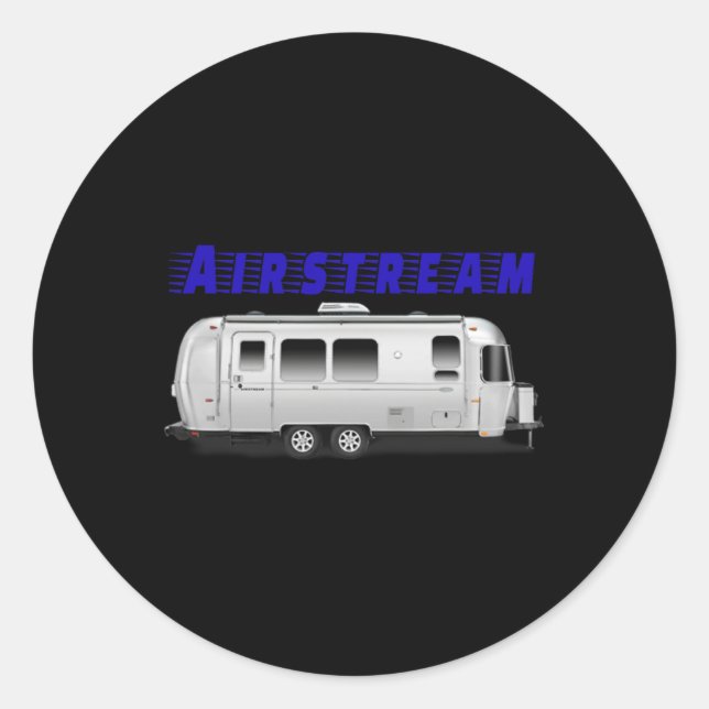 Adesivo Redondo Airstream Lindo  (Frente)