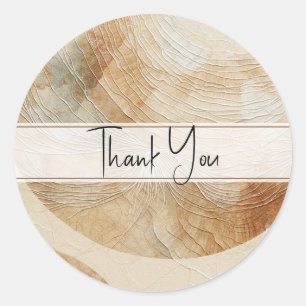 Adesivo Redondo Airy Neutral Natural Elements Bohemian Boho