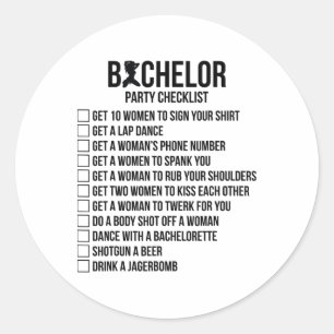 Adesivo Redondo Ajudantes do Noivo Suprimentos para Festa de Despe