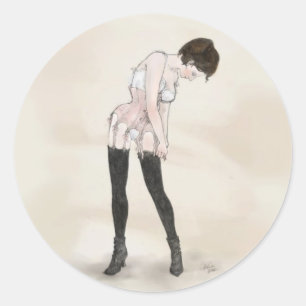 Adesivo Redondo Ajustar as Existências