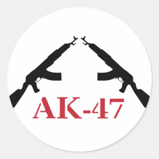 ADESIVO REDONDO AK-47