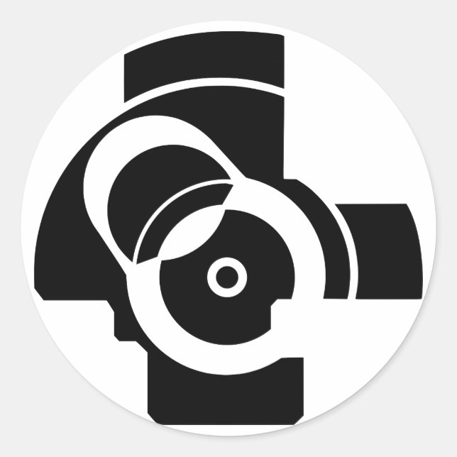 Adesivo Redondo AK Boltface (Frente)