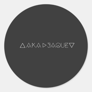 ADESIVO REDONDO AKA JAQUE