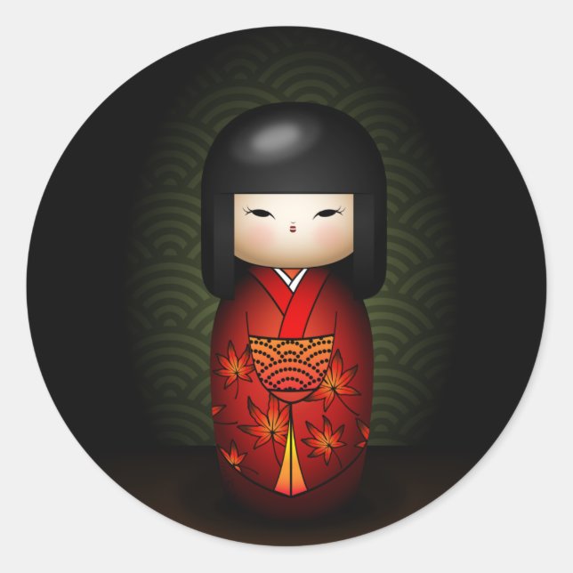 Adesivo Redondo Akiko (Frente)