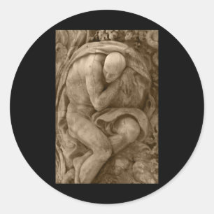 Adesivo Redondo Alabaster Carving Valencia Tint Sticker Vertical