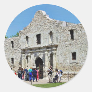 Adesivo Redondo Alamo San Antonio Forts Texas