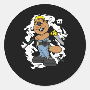 Adesivo Redondo Alavancar o Construtor