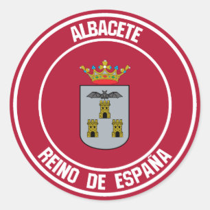 Adesivo Redondo Albacete Round Emblem