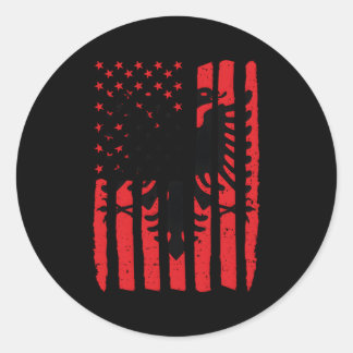 Adesivo Redondo Albanês dos Estados Unidos Bandeira do Kosovo Alba