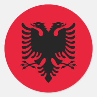 Adesivo Redondo Albânia