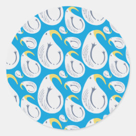 Adesivo Redondo Albatroz