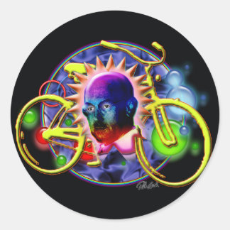 Adesivo Redondo Albert's Wild Ride Sticker