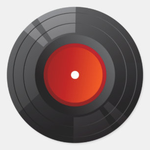 ADESIVO REDONDO ÁLBUM GRAVADO