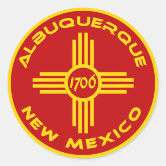 Adesivo Redondo Albuquerque Novo México