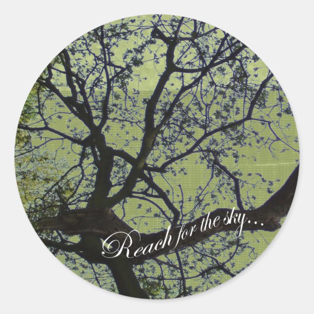 Adesivo Redondo Alcance para o Sky Sticker (Frente)