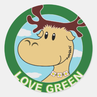 Adesivo Redondo Alces