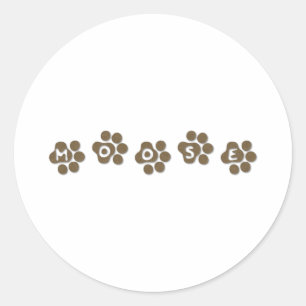 Adesivo Redondo Alces