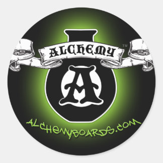 Adesivo Redondo Alchemy Sticker Verde