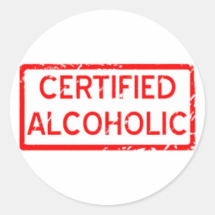 ADESIVO REDONDO ALCOÓLICO CERTIFICADO