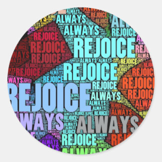 Adesivo Redondo Alegra-te!