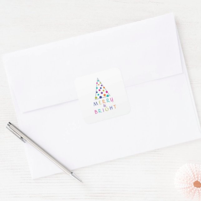 Adesivo Redondo Alegre & Brilhante (Criador carregado)