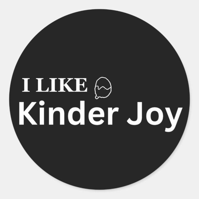 Adesivo Redondo alegria gentil (Frente)