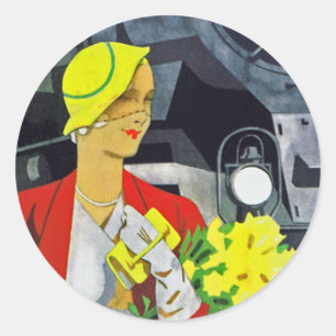 Adesivo Redondo Alemanha quer te ver