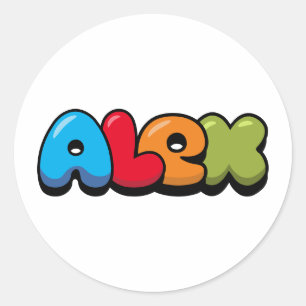Adesivo Redondo Alex