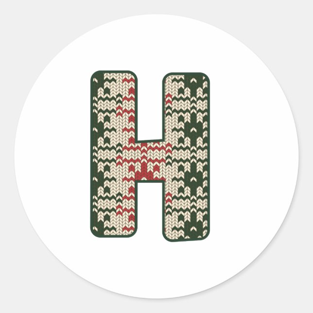 Adesivo Redondo Alfabeto Natal (8) (Frente)