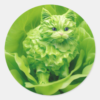 Adesivo Redondo Alface