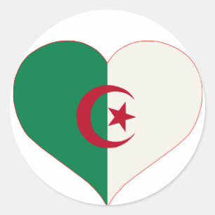 Adesivo Redondo algerie do coeur