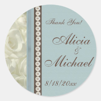 Adesivo Redondo Algo Azul