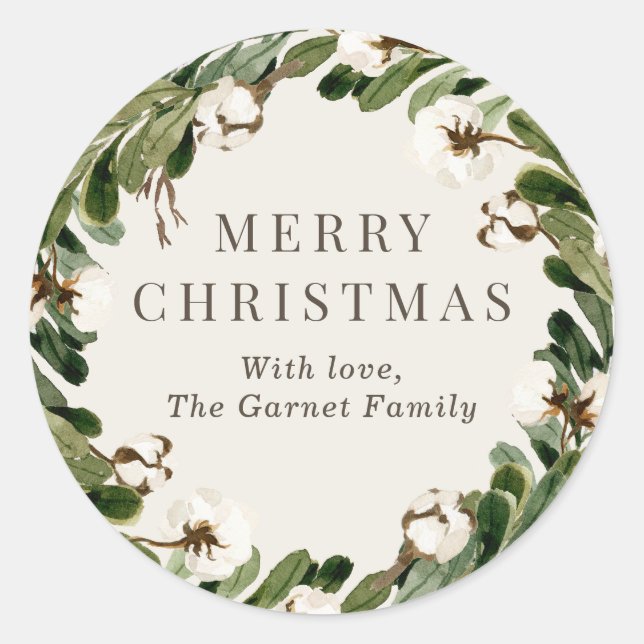 Adesivo Redondo Algodão (Frente)