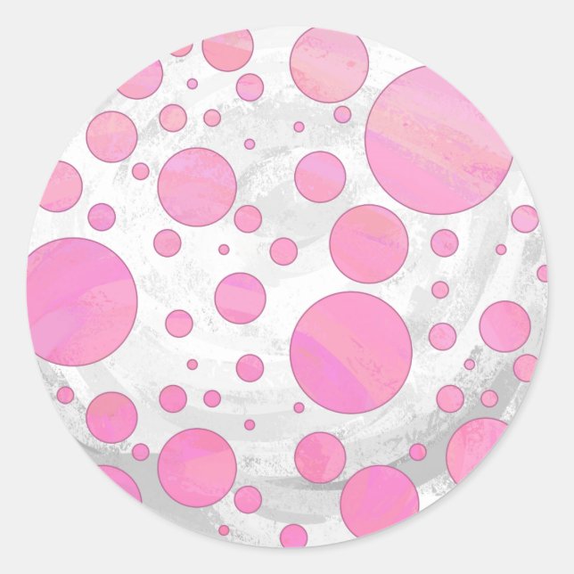 Adesivo Redondo Algodão doce (Frente)