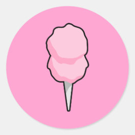 Adesivo Redondo Algodão doce