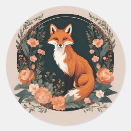 Adesivo Redondo Algodão-Fox