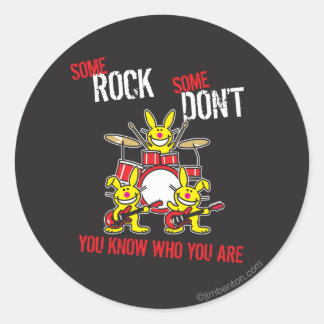 Adesivo Redondo Algumas Rock